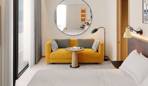 Junior Suite, 1 King Bed with Sofa bed, Sea View