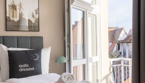 Two-Bedroom Duplex Suite with Balcony
