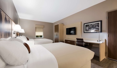 Suite, 2 Queen Beds, Non Smoking, Refrigerator & Microwave