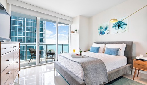 Boutique Corner Apart, 2/2, Sofa Bed, Ocean View, Balcony4202