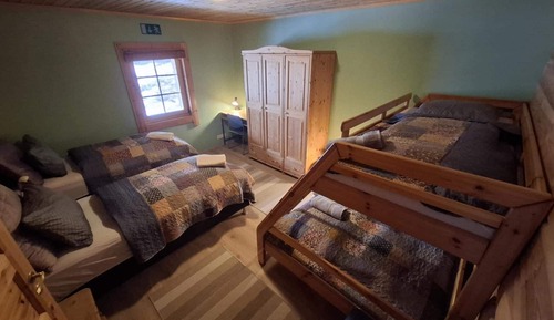 Family Room, Shared Bathroom