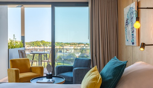 Deluxe Room, Terrace, Partial Sea View