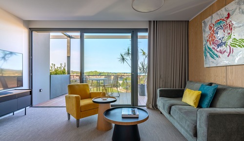Deluxe Suite, Terrace, Partial Sea View
