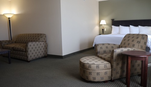 Suite, 1 King Bed with Sofa bed, Non Smoking, Refrigerator & Microwave