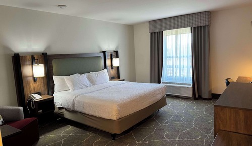 Room, 1 King Bed, Accessible (Mobility & Hearing, 3x3 Shower)