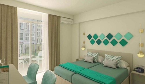 Twin Room, Balcony (1 Adult + 2 Children)