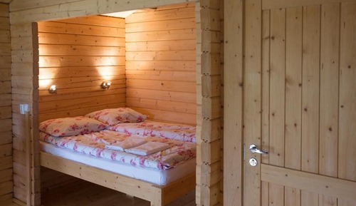 Basic Quadruple Room, 2 Queen Beds in 1 Hut, Private Bathroom