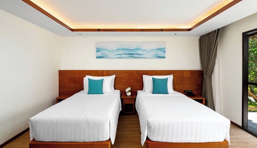 Deluxe Bungalow, 2 Twin Beds, Sea View