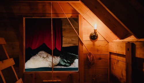 House, Private Bathroom, Mountain View (Cabane familliale)