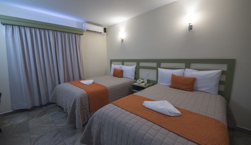 Triple Room, 2 Double Beds, Non Smoking