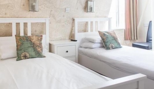 Standard Twin Room, Private Bathroom (Across the corridor)