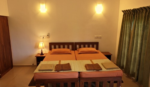 Standard Double Room, Balcony, Hill View