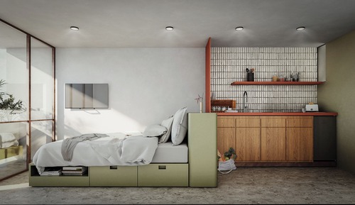 Executive Studio Suite, Garden View