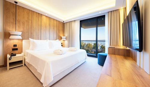 Deluxe Double Room, Balcony, Sea View