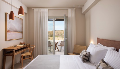 Double or Twin Room, Partial Sea View