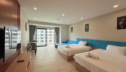 Superior Studio, Balcony, Beach View