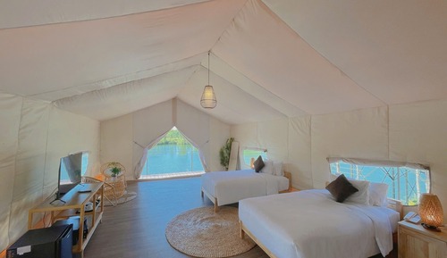 Standard Tent, 2 Twin Beds, Balcony, Lake View
