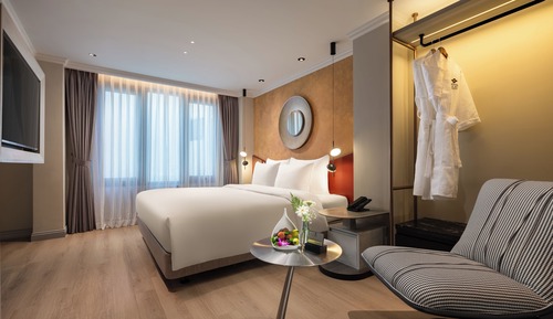 Deluxe Double Room Inner View with Natural Light