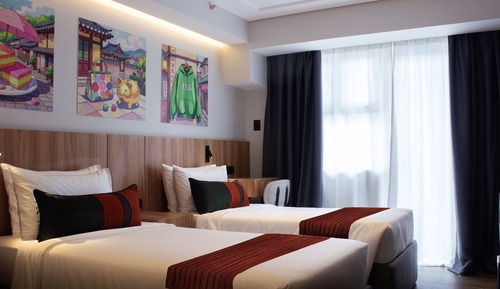 Deluxe Twin Room, Balcony, City View
