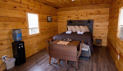 Cabin, 1 Queen Bed, Mountain View