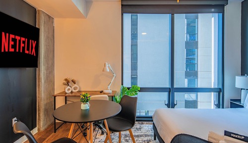 Luxury Studio, 1 Queen Bed, Non Smoking, Kitchen