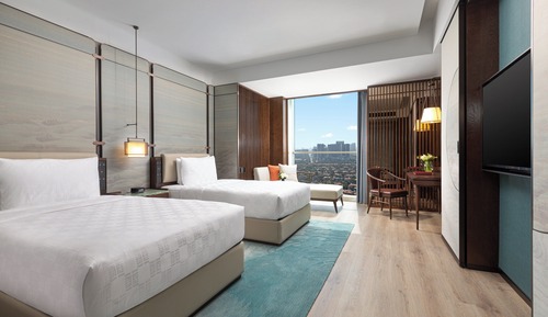 Standard Room, 2 Double Beds, Club Lounge Access