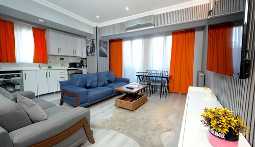 Family Apartment, 2 Bedrooms, Balcony, Garden View