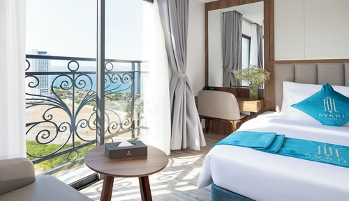 Premier Double or Twin Room, Balcony, Partial Sea View