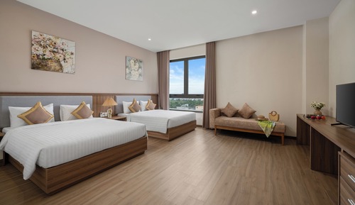 Family Twin Room, 1 Bedroom, City View