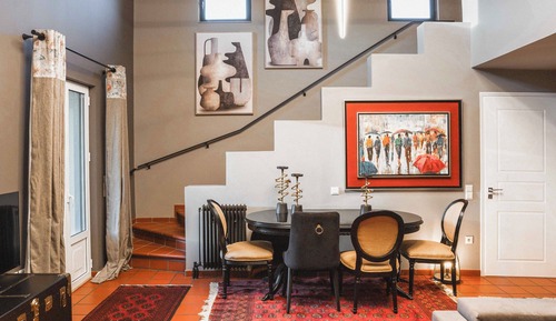 Maisonette with Balcony, Panoramic View (Milia)