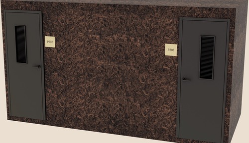 The Twin Pod with shared bathroom