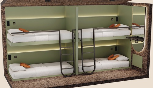 The (s)Quad Pod with shared bathroom