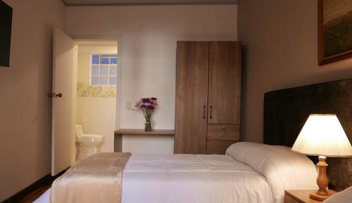 Comfort Double Room, 2 Double Beds, Non Smoking, City View