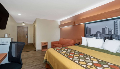 Suite, 1 King Bed, Accessible, Non Smoking (Mobility/Roll-in Shower)