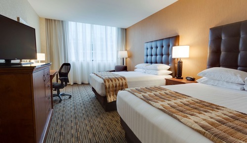Deluxe Room, 2 Queen Beds, Refrigerator & Microwave (Interior)