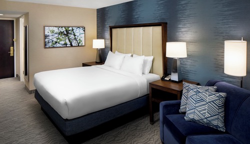 1 King Bed, Hearing/Mobility Accessible Tub