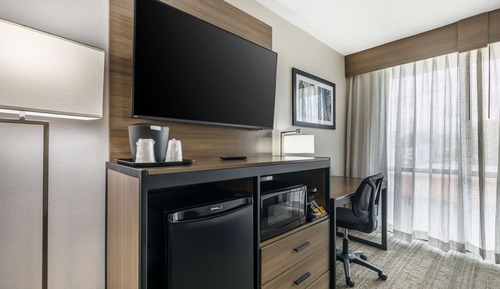 Standard Room, 2 Queen Beds, Non Smoking, Refrigerator & Microwave