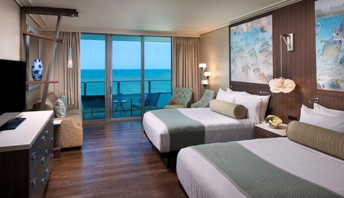 Premium, Room, 2 Queen Beds, Gulf View