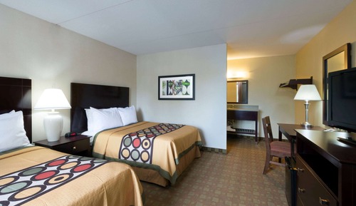 Double Room, 2 Double Beds, Non Smoking