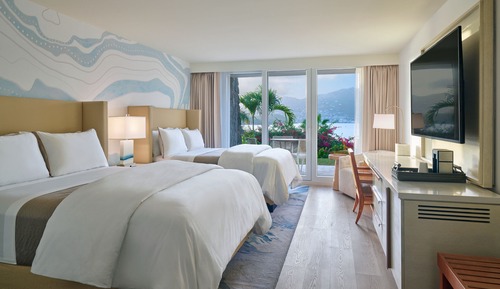 Room, 2 Queen Beds, Non Smoking, Ocean View (Terrace)
