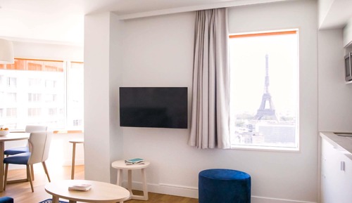 Studio, 1 Double or 2 Twin Beds, Tower (Eiffel Tower View)