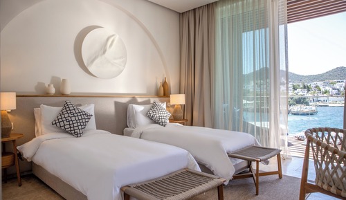 Twin Room, Sea View