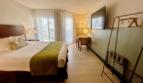 Standard Room, 1 King Bed, Partial Ocean View (Upper Floor)