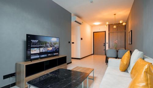 Two-Bedroom Apartment with Pool View