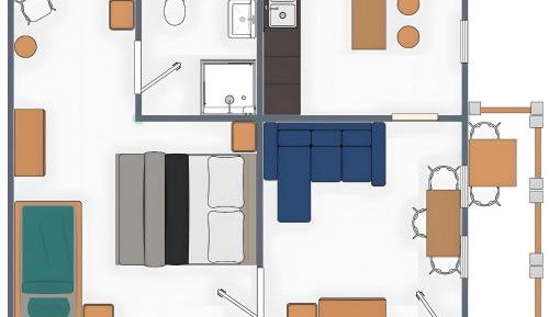 Superior One-Bedroom Apartment with Balcony