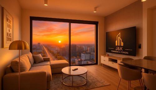 Presidential Suite - 24th floor with 98 inch TV and balcony