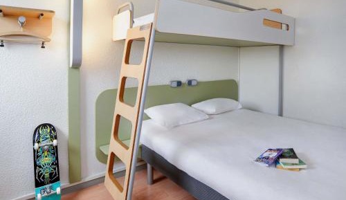 Triple Room with One Double Bed and One Bunk Bed