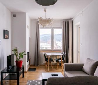 Apartment with Mountain View and Fireplace