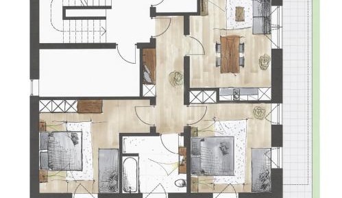 Two-Bedroom Apartment with Terrace