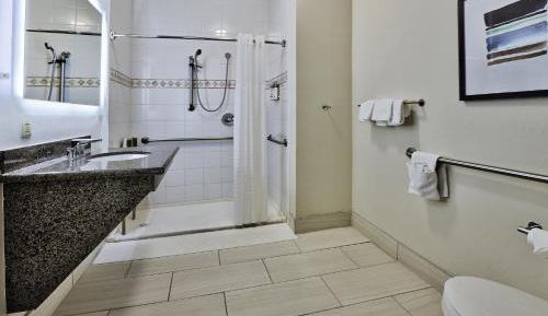 Deluxe Suite with Roll-in Shower - Hearing Accessible